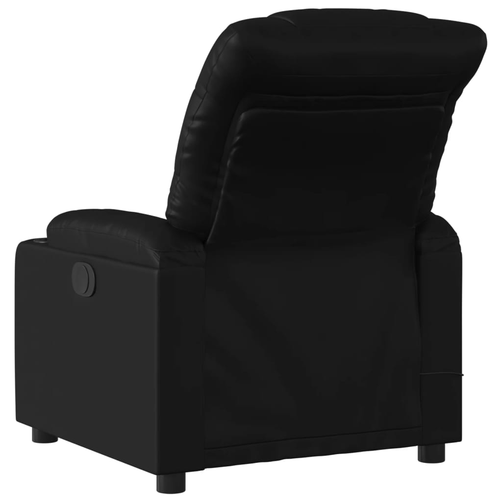 Massagestoel verstelbaar elektrisch kunstleer zwart Fauteuils & Relaxfauteuils | Creëer jouw Trendy Thuis | Gratis bezorgd & Retour | Trendy.nl