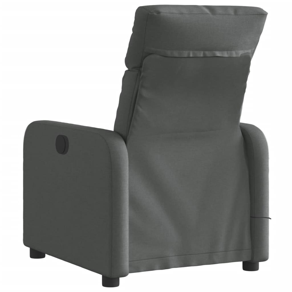 Massagestoel elektrisch verstelbaar stof donkergrijs Fauteuils & Relaxfauteuils | Creëer jouw Trendy Thuis | Gratis bezorgd & Retour | Trendy.nl