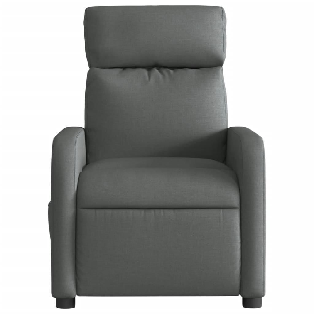 Massagestoel elektrisch verstelbaar stof donkergrijs Fauteuils & Relaxfauteuils | Creëer jouw Trendy Thuis | Gratis bezorgd & Retour | Trendy.nl