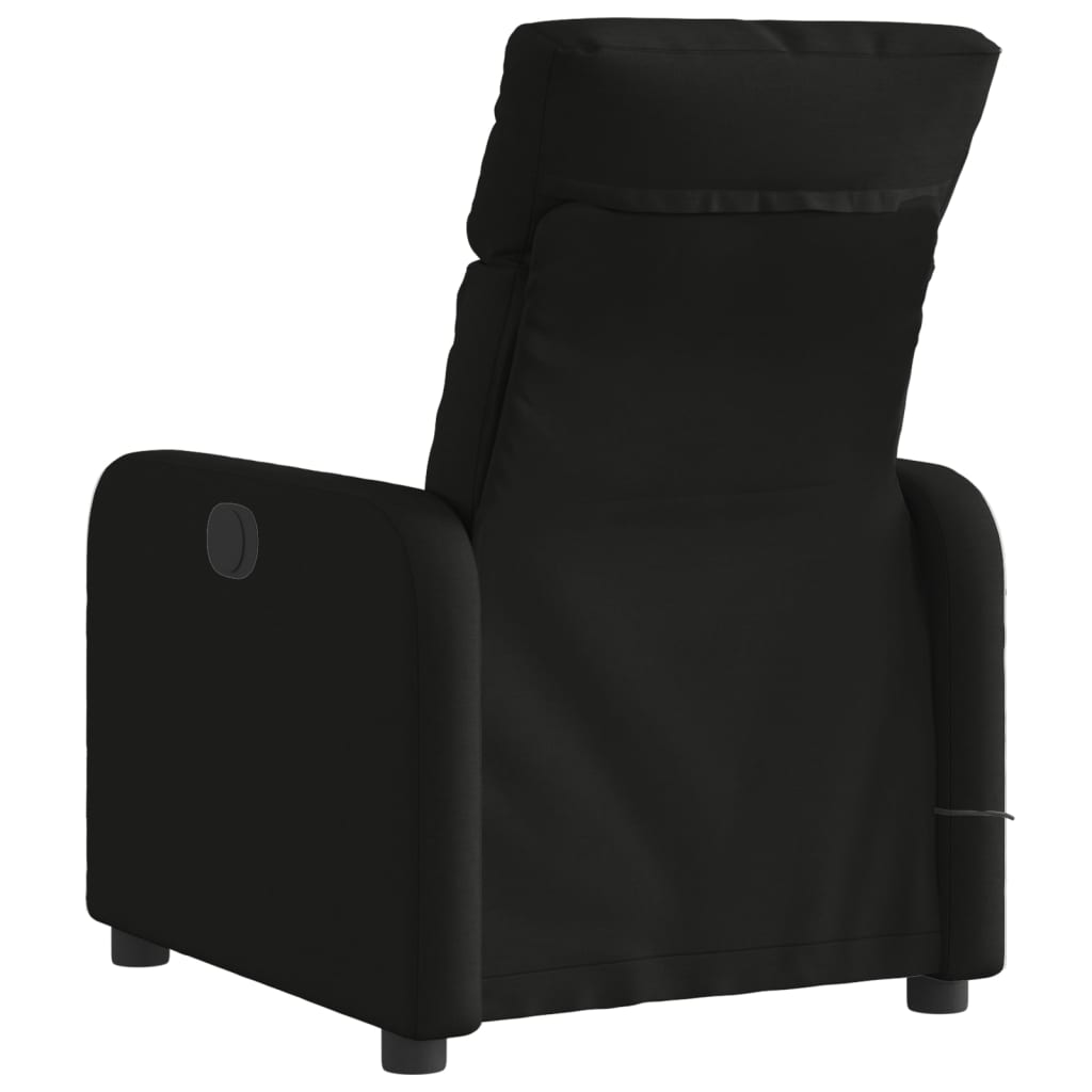 Massagestoel elektrisch verstelbaar stof zwart Fauteuils & Relaxfauteuils | Creëer jouw Trendy Thuis | Gratis bezorgd & Retour | Trendy.nl