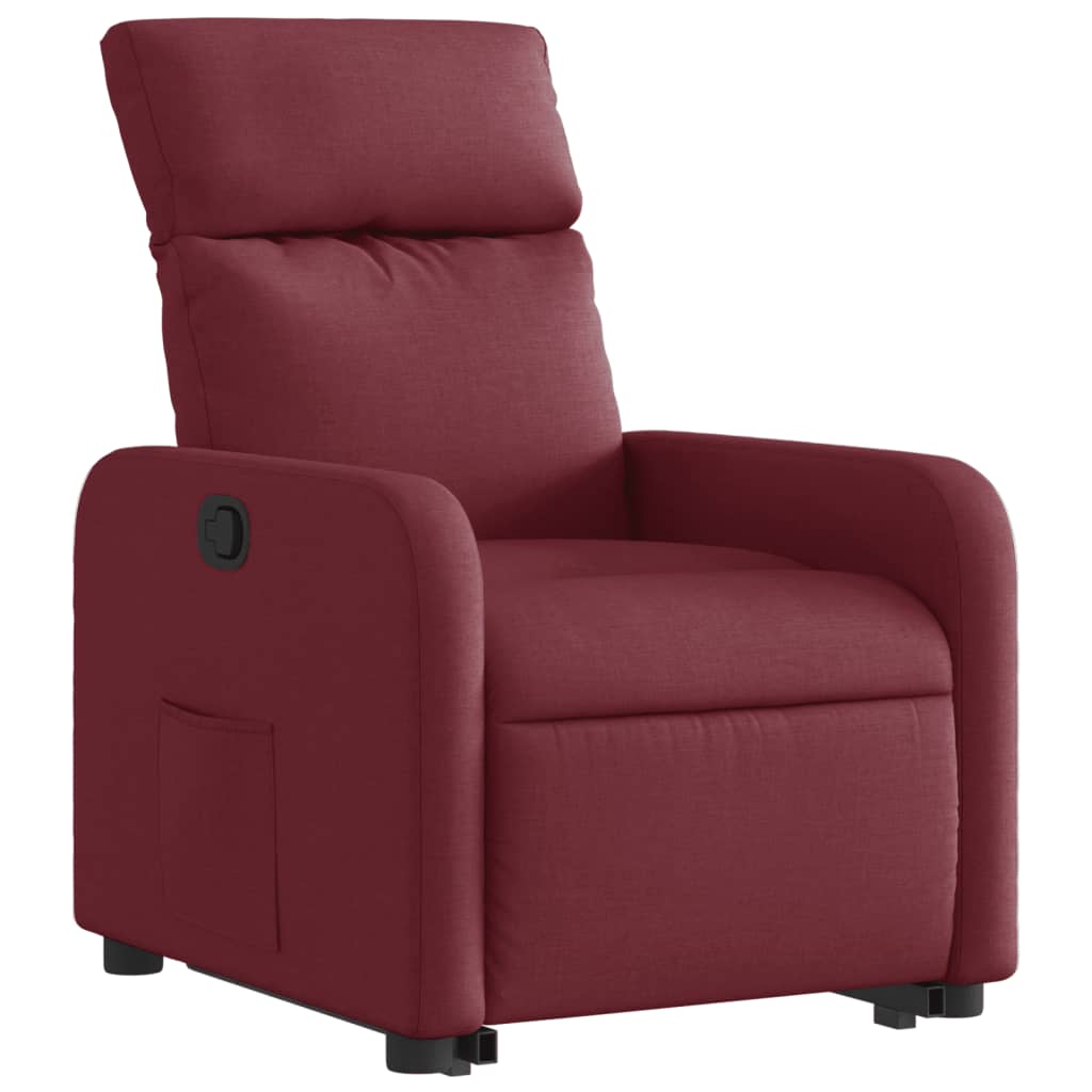 Sta-op-stoel verstelbaar stof wijnrood Fauteuils & Relaxfauteuils | Creëer jouw Trendy Thuis | Gratis bezorgd & Retour | Trendy.nl