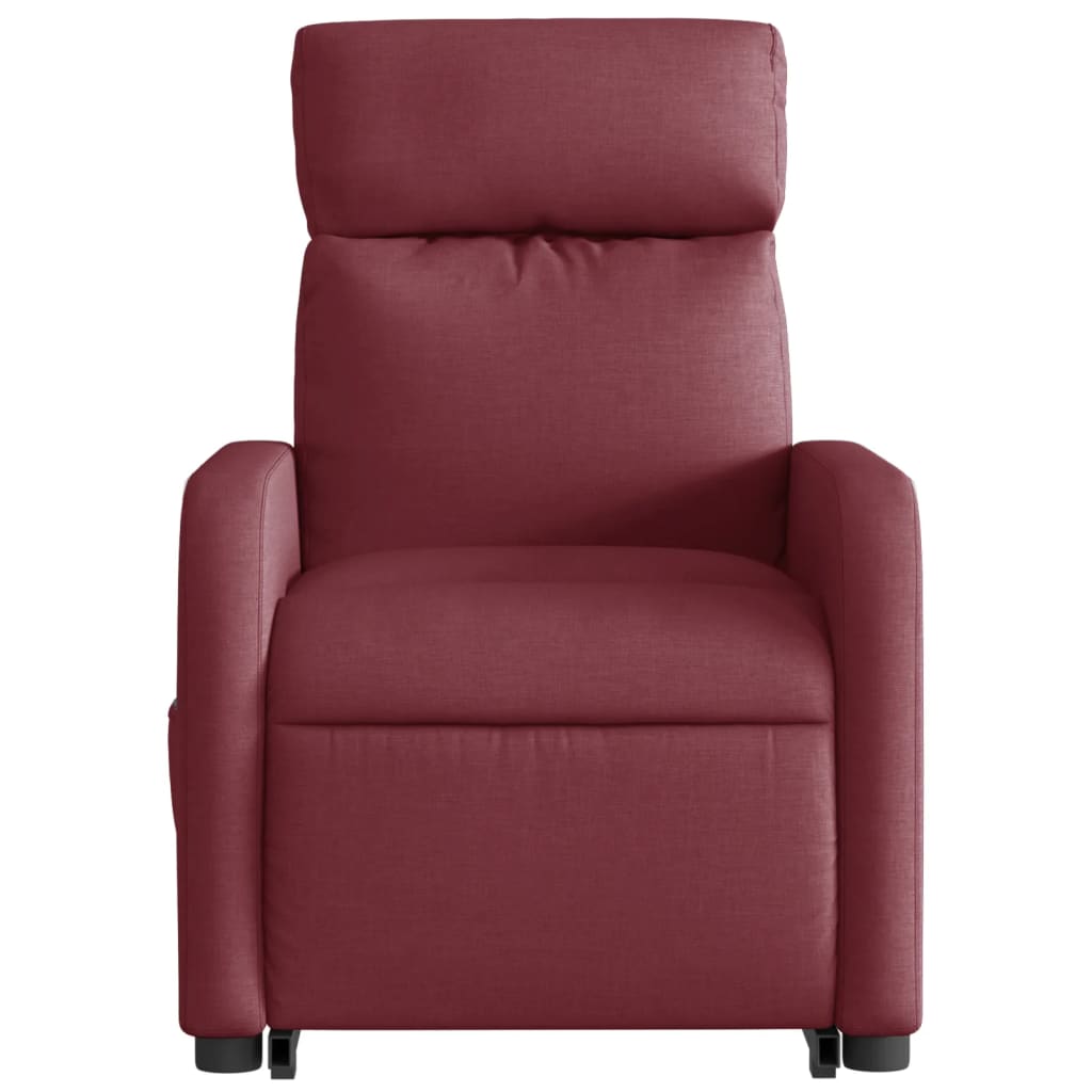 Sta-op-stoel verstelbaar stof wijnrood Fauteuils & Relaxfauteuils | Creëer jouw Trendy Thuis | Gratis bezorgd & Retour | Trendy.nl