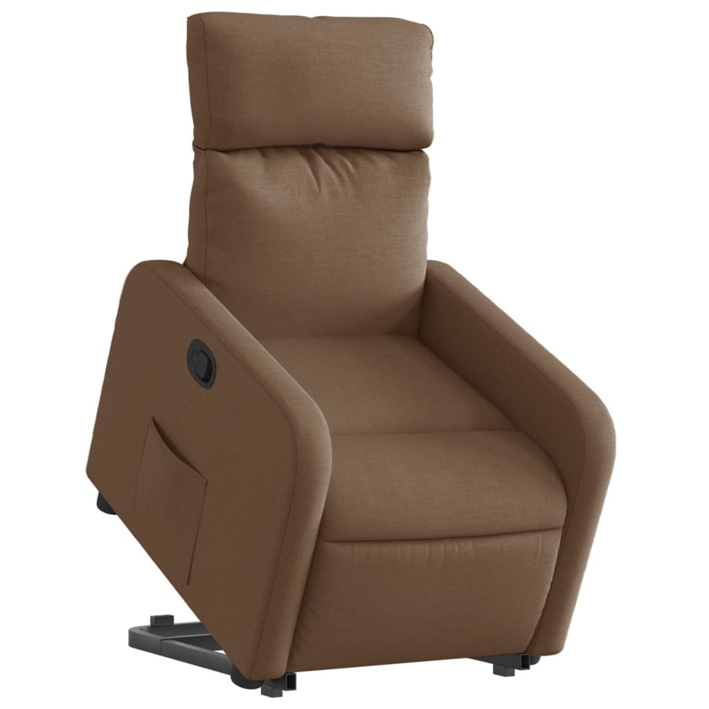 Sta-op-stoel verstelbaar stof bruin Fauteuils & Relaxfauteuils | Creëer jouw Trendy Thuis | Gratis bezorgd & Retour | Trendy.nl