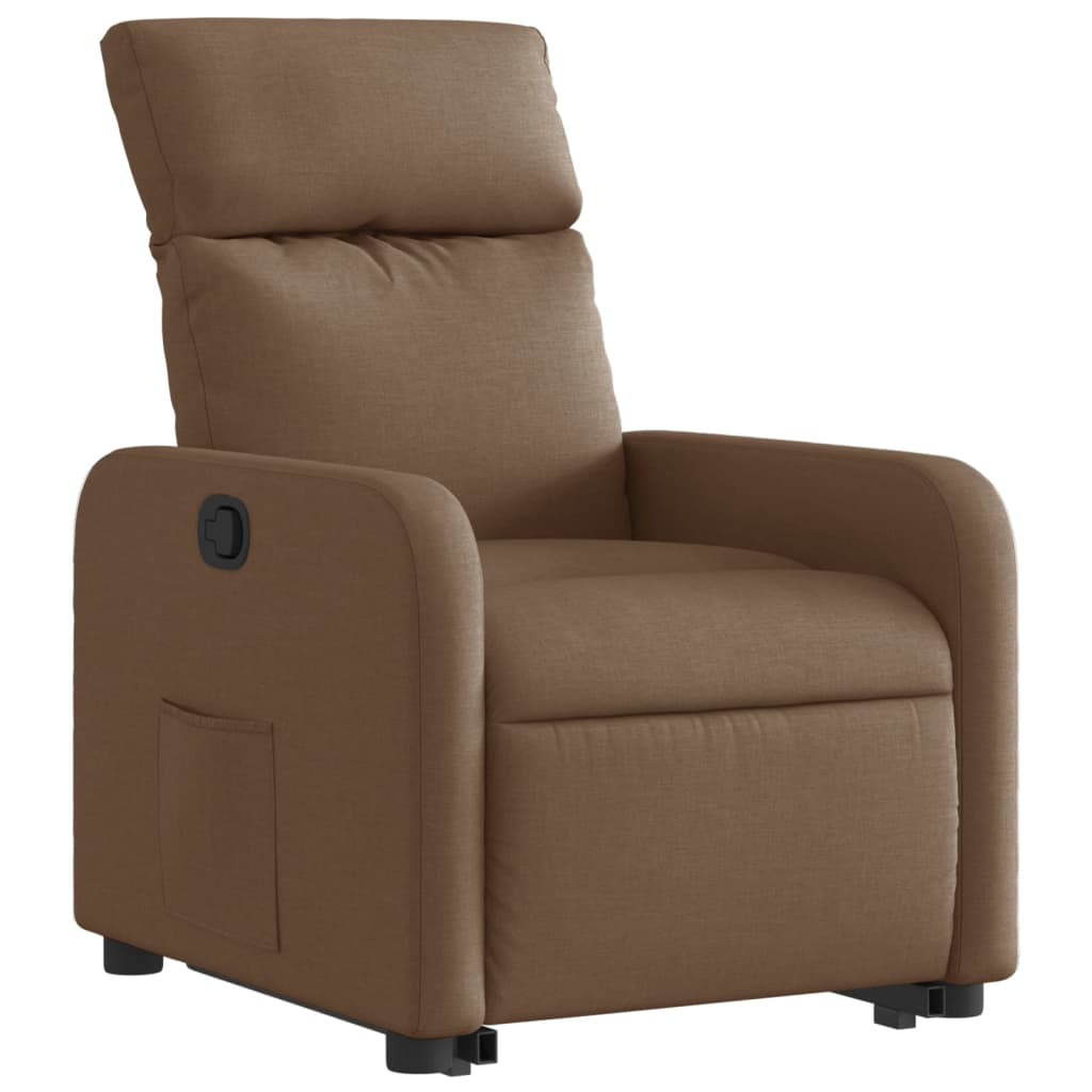 Sta-op-stoel verstelbaar stof bruin Fauteuils & Relaxfauteuils | Creëer jouw Trendy Thuis | Gratis bezorgd & Retour | Trendy.nl