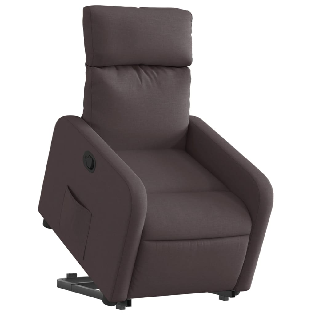 Sta-op-stoel verstelbaar stof donkerbruin Fauteuils & Relaxfauteuils | Creëer jouw Trendy Thuis | Gratis bezorgd & Retour | Trendy.nl