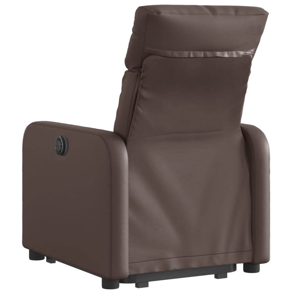 Sta-op-fauteuil verstelbaar kunstleer bruin Fauteuils & Relaxfauteuils | Creëer jouw Trendy Thuis | Gratis bezorgd & Retour | Trendy.nl