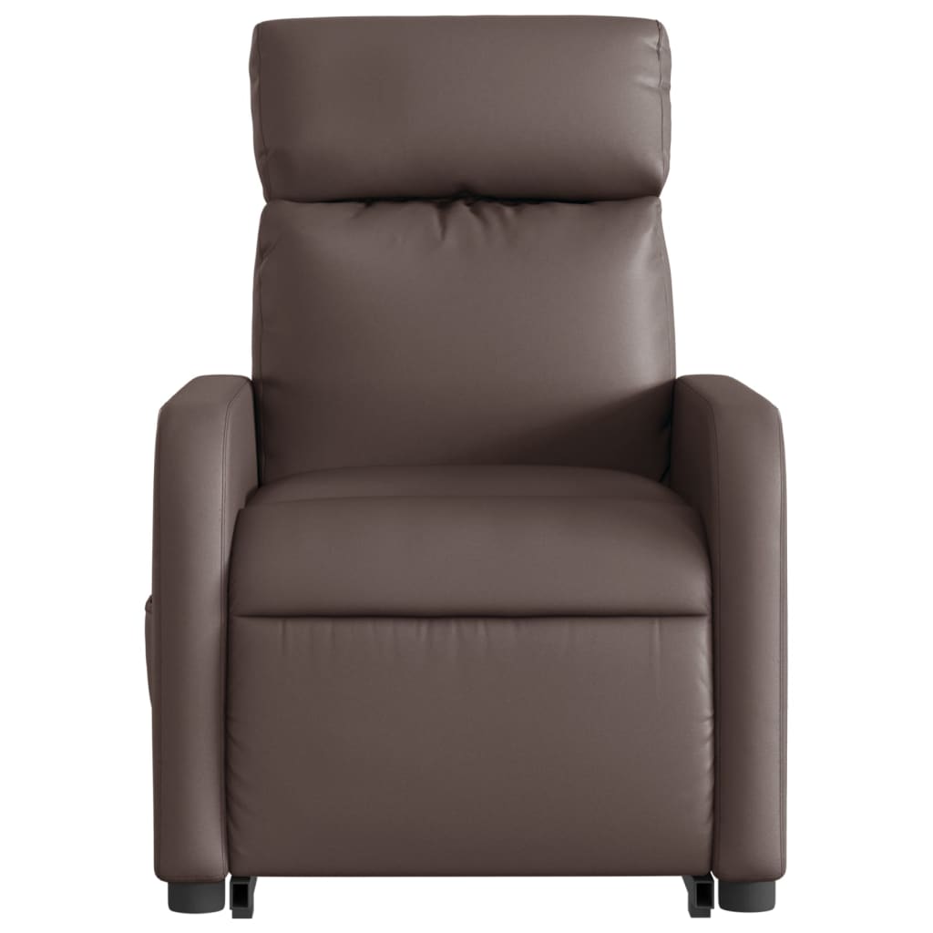 Sta-op-fauteuil verstelbaar kunstleer bruin Fauteuils & Relaxfauteuils | Creëer jouw Trendy Thuis | Gratis bezorgd & Retour | Trendy.nl