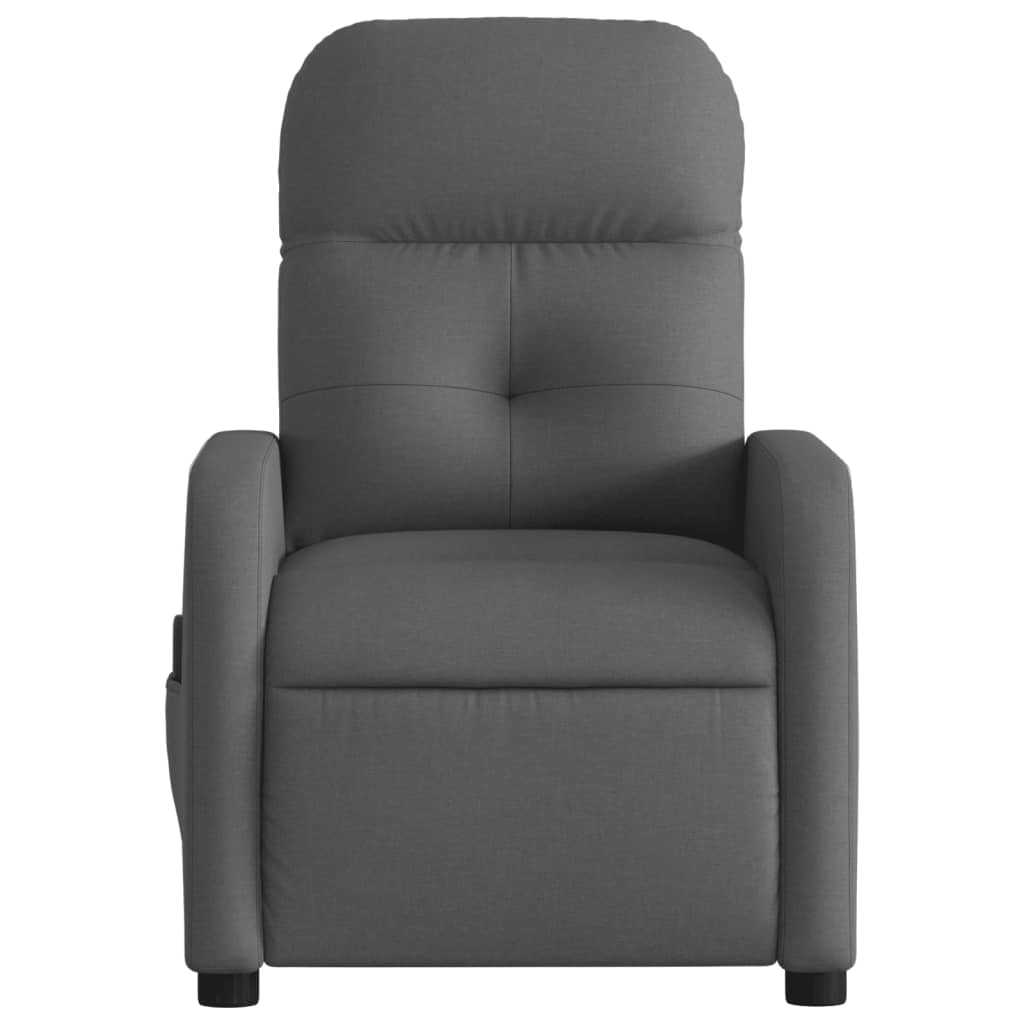 Massagestoel elektrisch verstelbaar stof donkergrijs Fauteuils & Relaxfauteuils | Creëer jouw Trendy Thuis | Gratis bezorgd & Retour | Trendy.nl