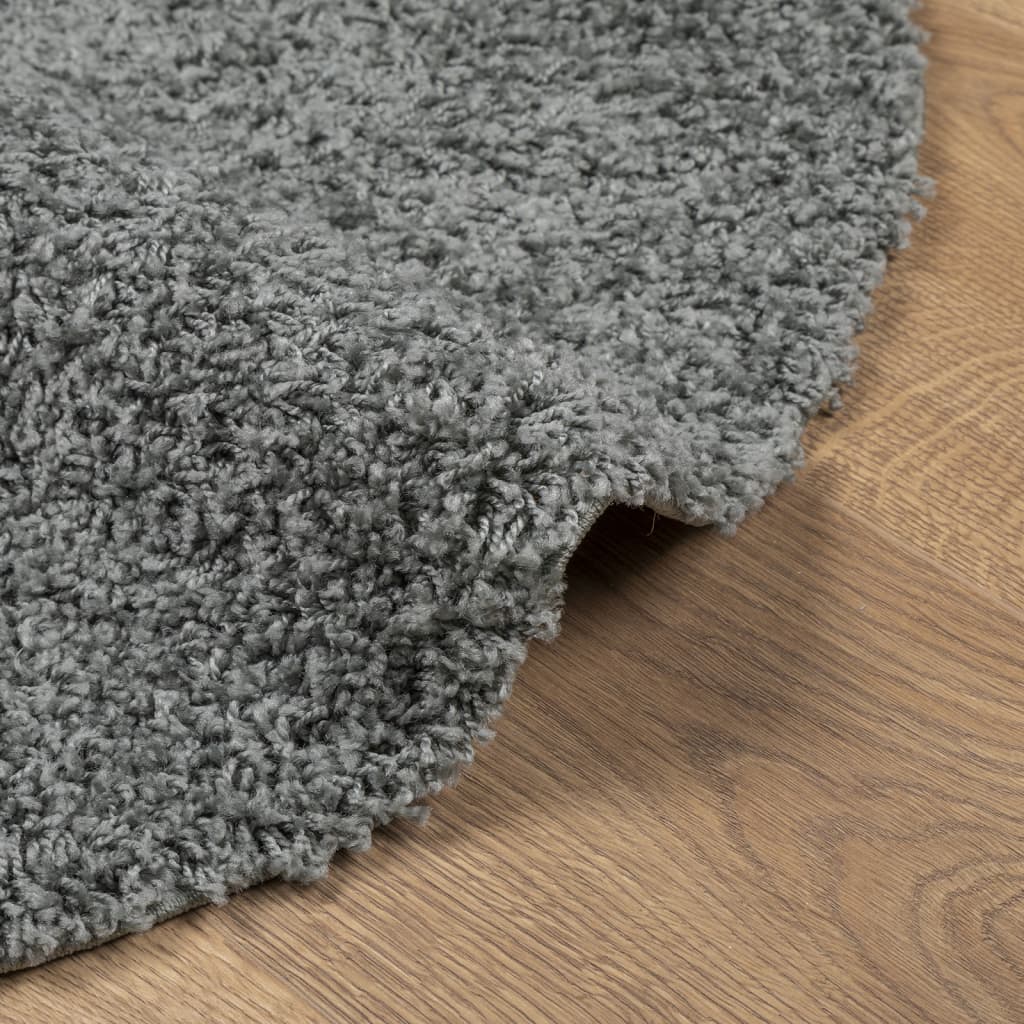 Vloerkleed PAMPLONA shaggy hoogpolig modern Ø 280 cm groen Vloerkleden | Creëer jouw Trendy Thuis | Gratis bezorgd & Retour | Trendy.nl