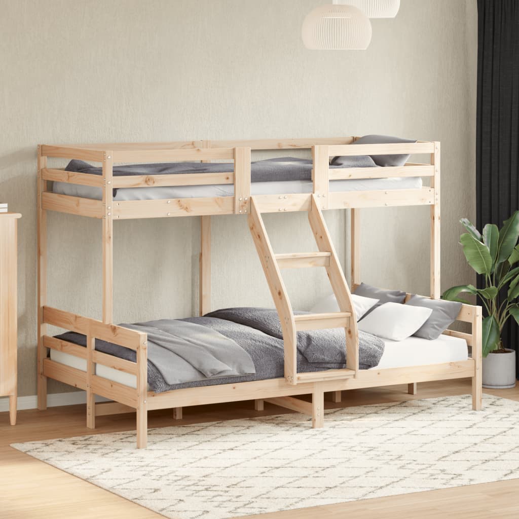 Stapelbed massief grenenhout 80x200/120x200 cm Bedden & bedframes | Creëer jouw Trendy Thuis | Gratis bezorgd & Retour | Trendy.nl