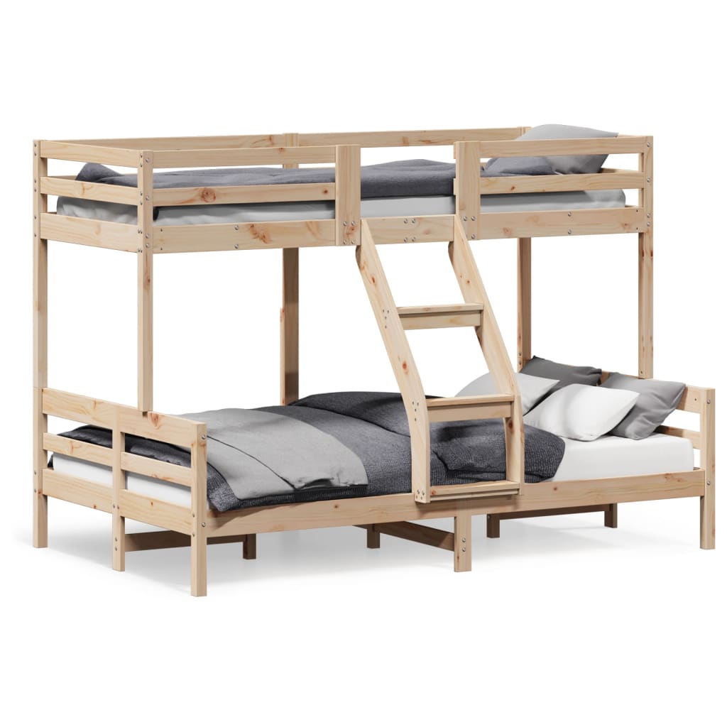 Stapelbed massief grenenhout 80x200/120x200 cm Bedden & bedframes | Creëer jouw Trendy Thuis | Gratis bezorgd & Retour | Trendy.nl