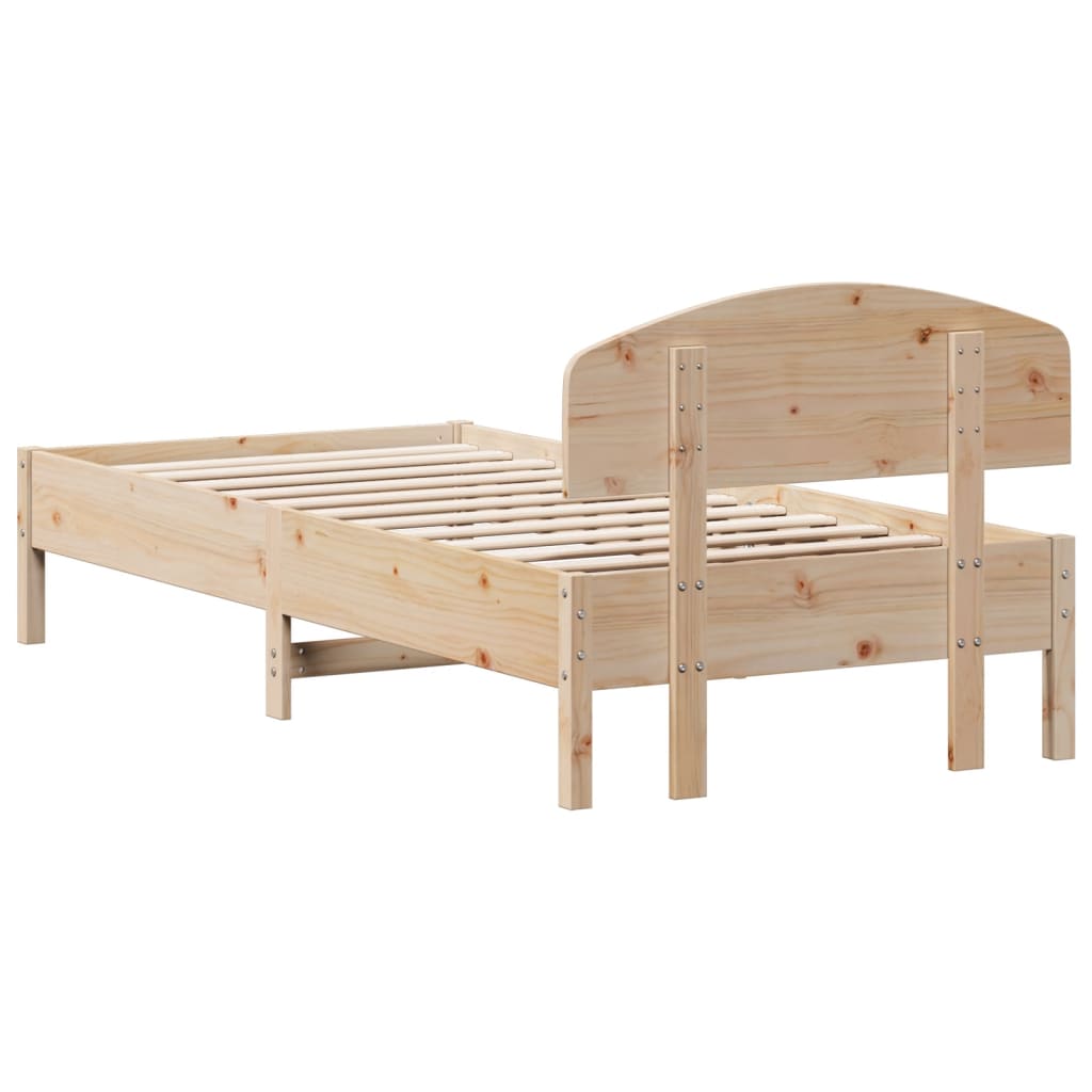 Bedframe zonder matras massief grenenhout 100x200 cm Bedden & bedframes | Creëer jouw Trendy Thuis | Gratis bezorgd & Retour | Trendy.nl