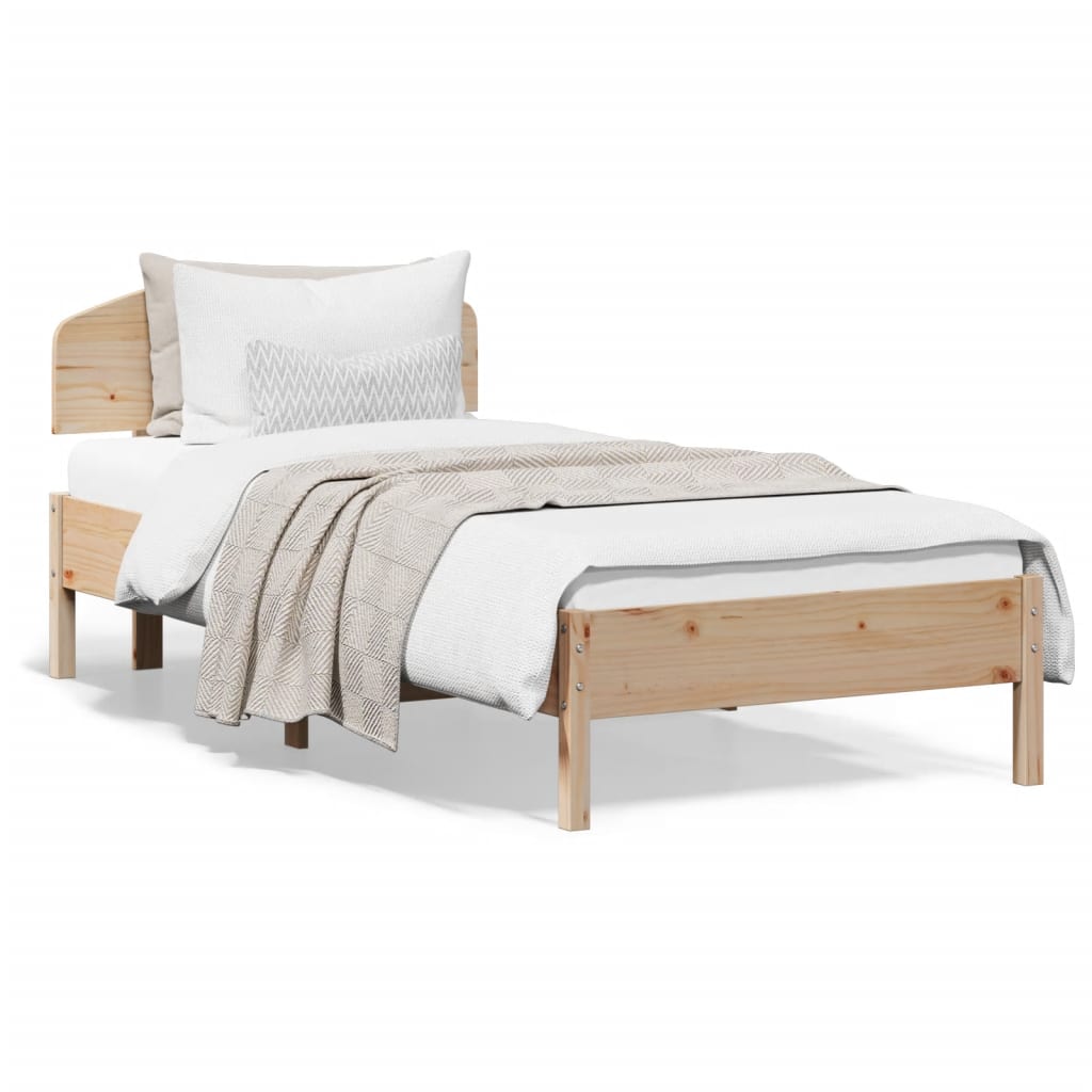 Bedframe zonder matras massief grenenhout 100x200 cm Bedden & bedframes | Creëer jouw Trendy Thuis | Gratis bezorgd & Retour | Trendy.nl