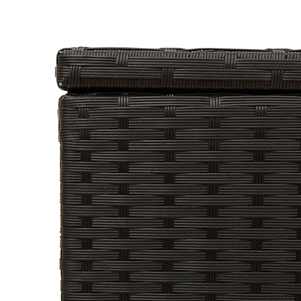 Tuinbox 291 L poly rattan zwart Opbergboxen voor buiten | Creëer jouw Trendy Thuis | Gratis bezorgd & Retour | Trendy.nl