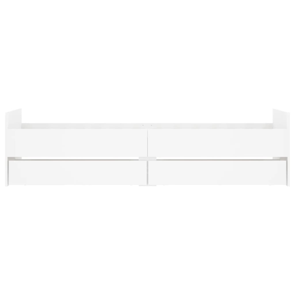 Bedframe met lades wit 90x190 cm Bedden & bedframes | Creëer jouw Trendy Thuis | Gratis bezorgd & Retour | Trendy.nl