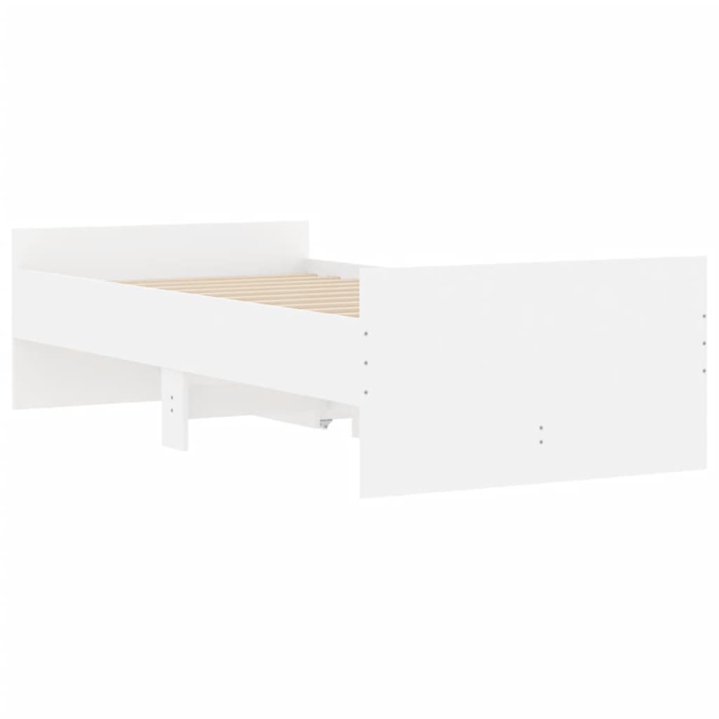 Bedframe met lades wit 90x190 cm Bedden & bedframes | Creëer jouw Trendy Thuis | Gratis bezorgd & Retour | Trendy.nl