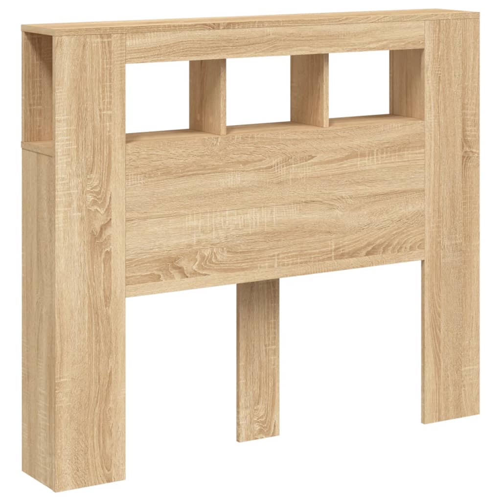 Hoofdbord 120x18,5x103,5 cm bewerkt hout sonoma eikenkleurig Hoofdborden en voetborden | Creëer jouw Trendy Thuis | Gratis bezorgd & Retour | Trendy.nl