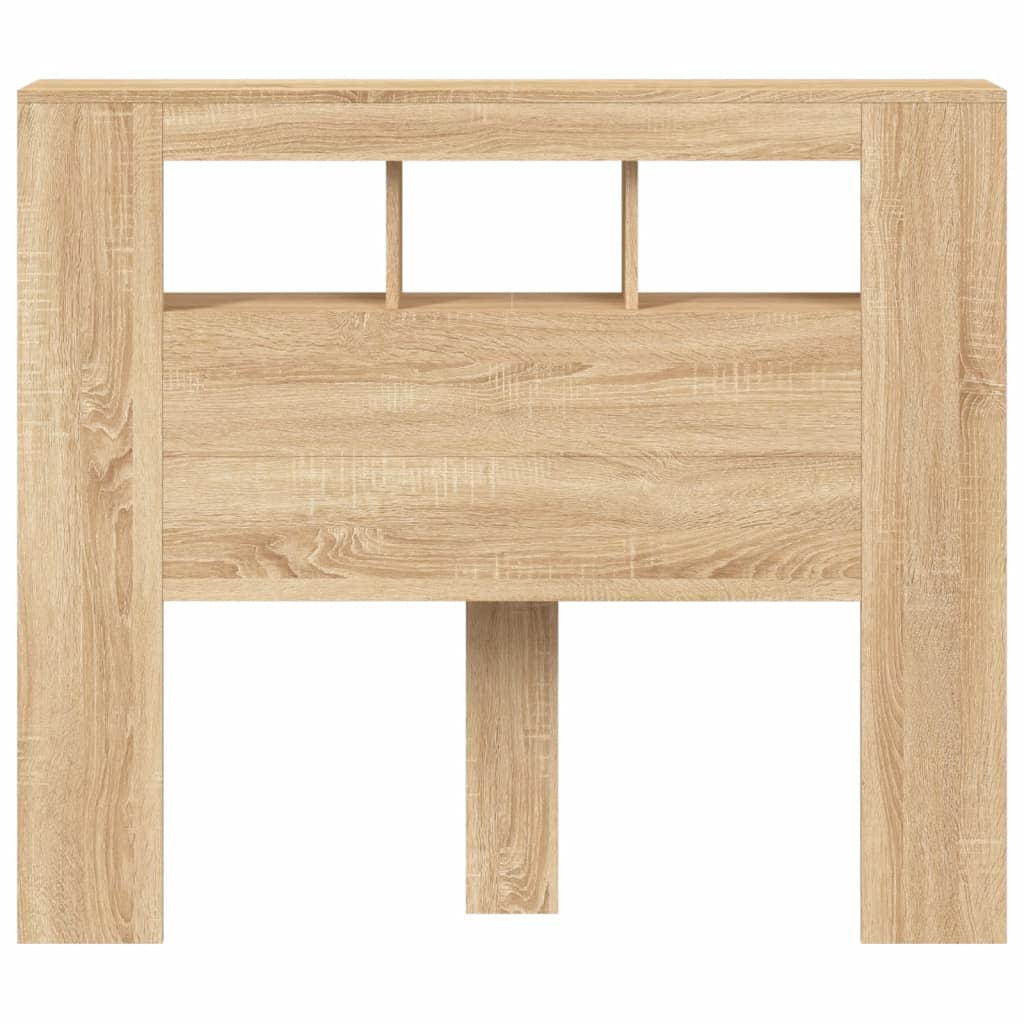 Hoofdbord 120x18,5x103,5 cm bewerkt hout sonoma eikenkleurig Hoofdborden en voetborden | Creëer jouw Trendy Thuis | Gratis bezorgd & Retour | Trendy.nl