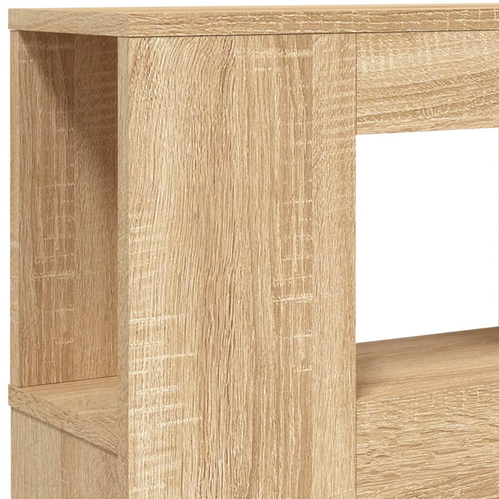 Hoofdbord 120x18,5x103,5 cm bewerkt hout sonoma eikenkleurig Hoofdborden en voetborden | Creëer jouw Trendy Thuis | Gratis bezorgd & Retour | Trendy.nl