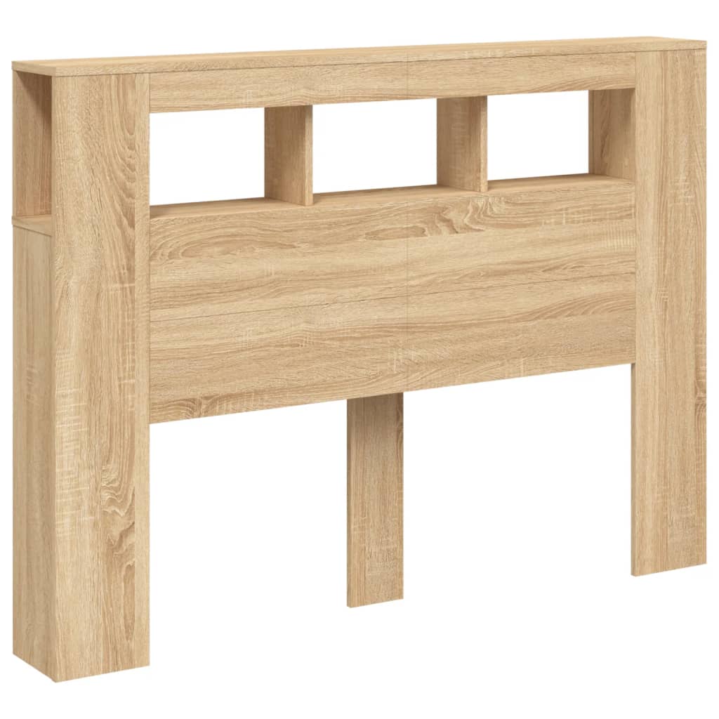 Hoofdbord 140x18,5x103,5 cm bewerkt hout sonoma eikenkleurig Hoofdborden en voetborden | Creëer jouw Trendy Thuis | Gratis bezorgd & Retour | Trendy.nl