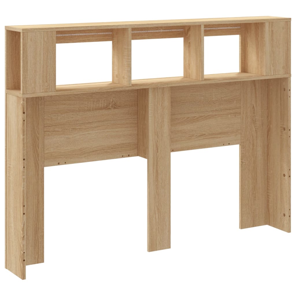 Hoofdbord 140x18,5x103,5 cm bewerkt hout sonoma eikenkleurig Hoofdborden en voetborden | Creëer jouw Trendy Thuis | Gratis bezorgd & Retour | Trendy.nl