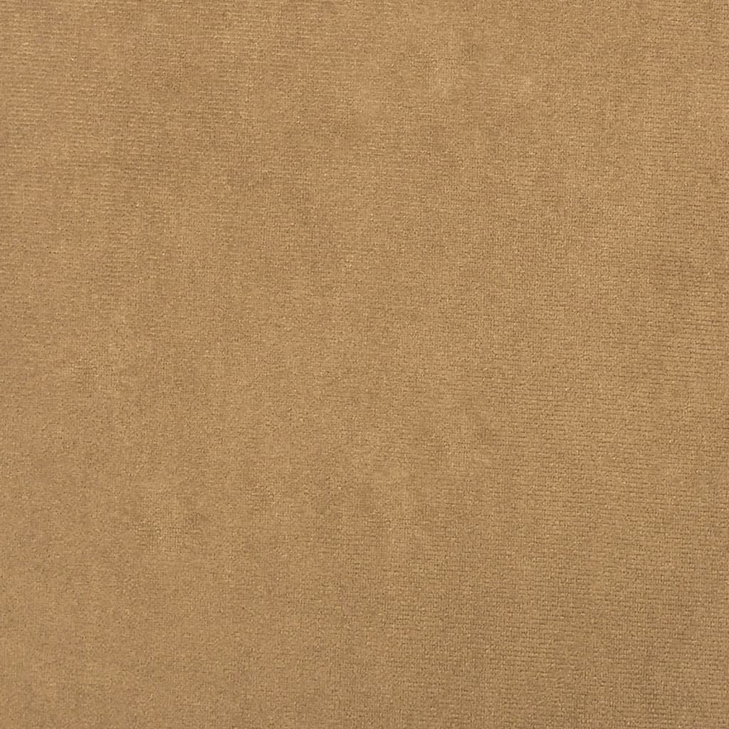 3-delige Loungeset fluweel bruin