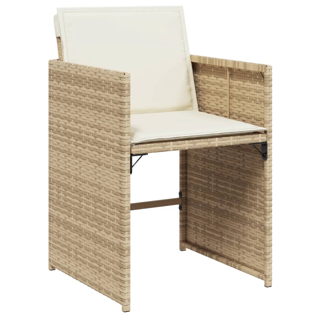 15-delige Tuinset met kussens poly rattan beige Tuinsets | Creëer jouw Trendy Thuis | Gratis bezorgd & Retour | Trendy.nl