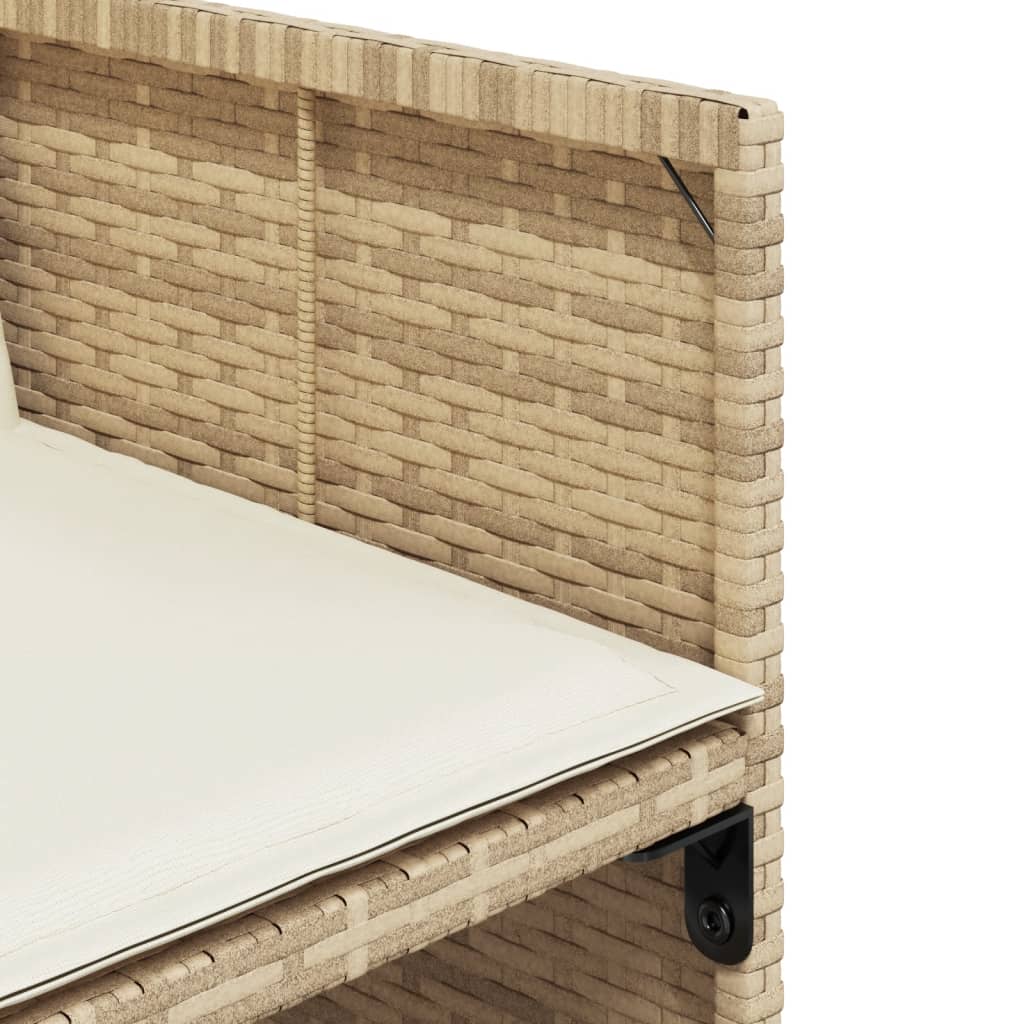 15-delige Tuinset met kussens poly rattan beige Tuinsets | Creëer jouw Trendy Thuis | Gratis bezorgd & Retour | Trendy.nl