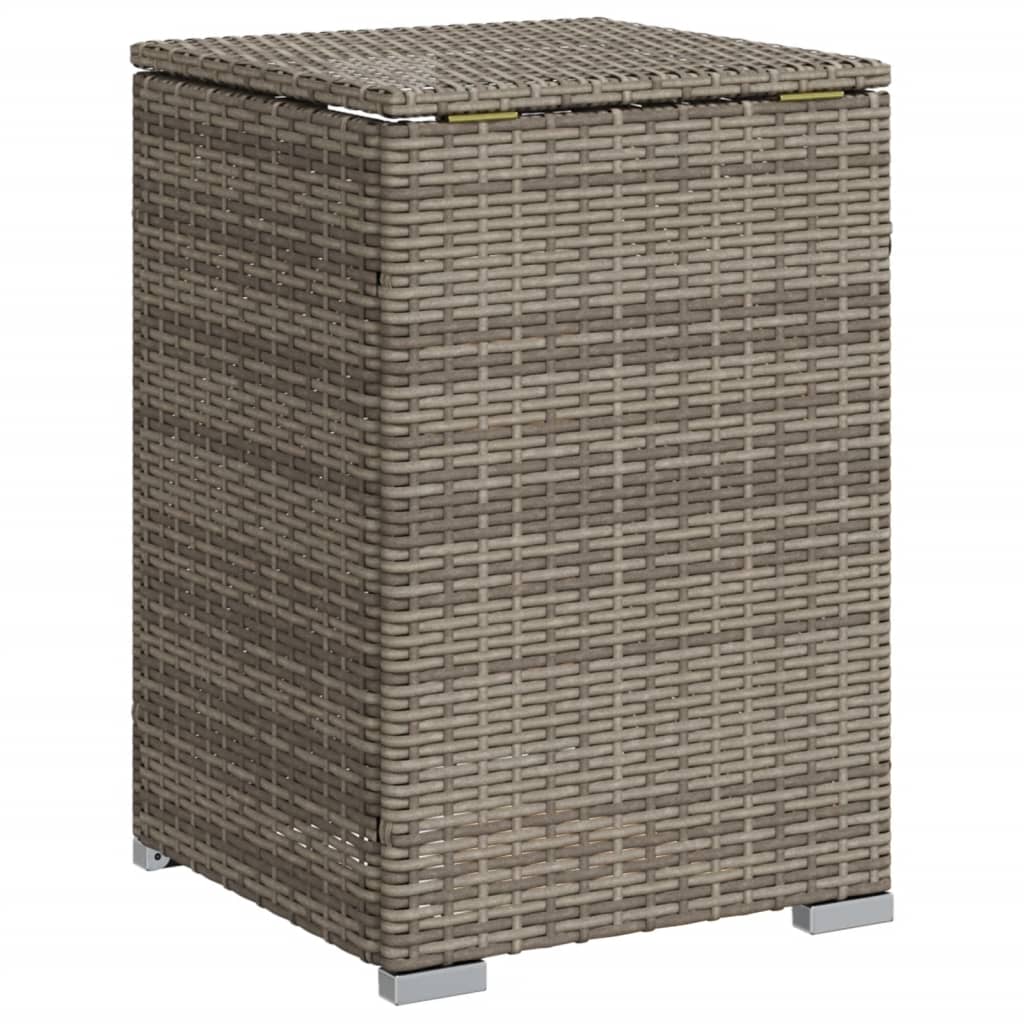 Afdekkast voor propaangasfles 40x40x60 cm Poly Rattan grijs Tuintafels | Creëer jouw Trendy Thuis | Gratis bezorgd & Retour | Trendy.nl