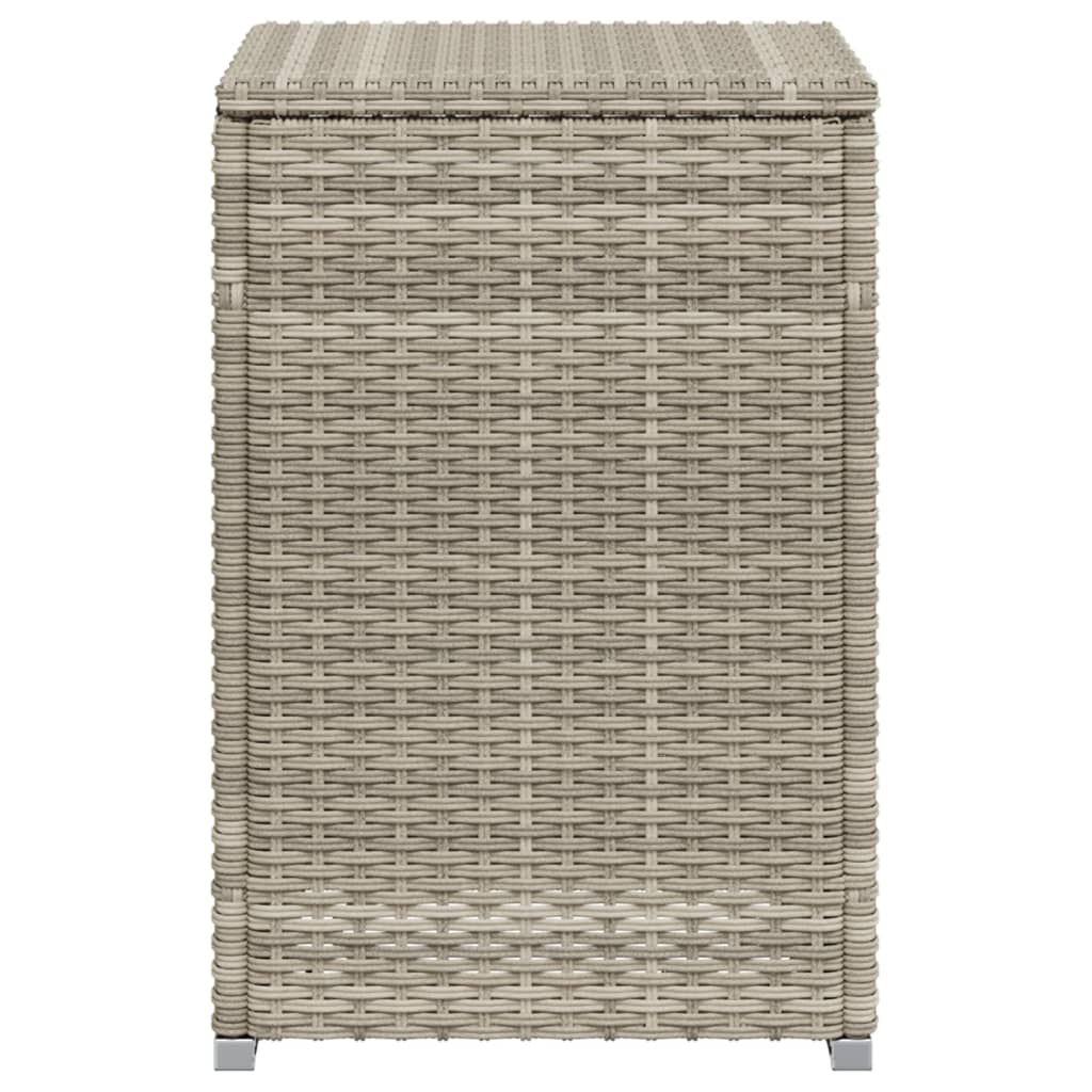 Afdekkast propaangasfles 40x40x60 cm Poly Rattan lichtgrijs Tuintafels | Creëer jouw Trendy Thuis | Gratis bezorgd & Retour | Trendy.nl