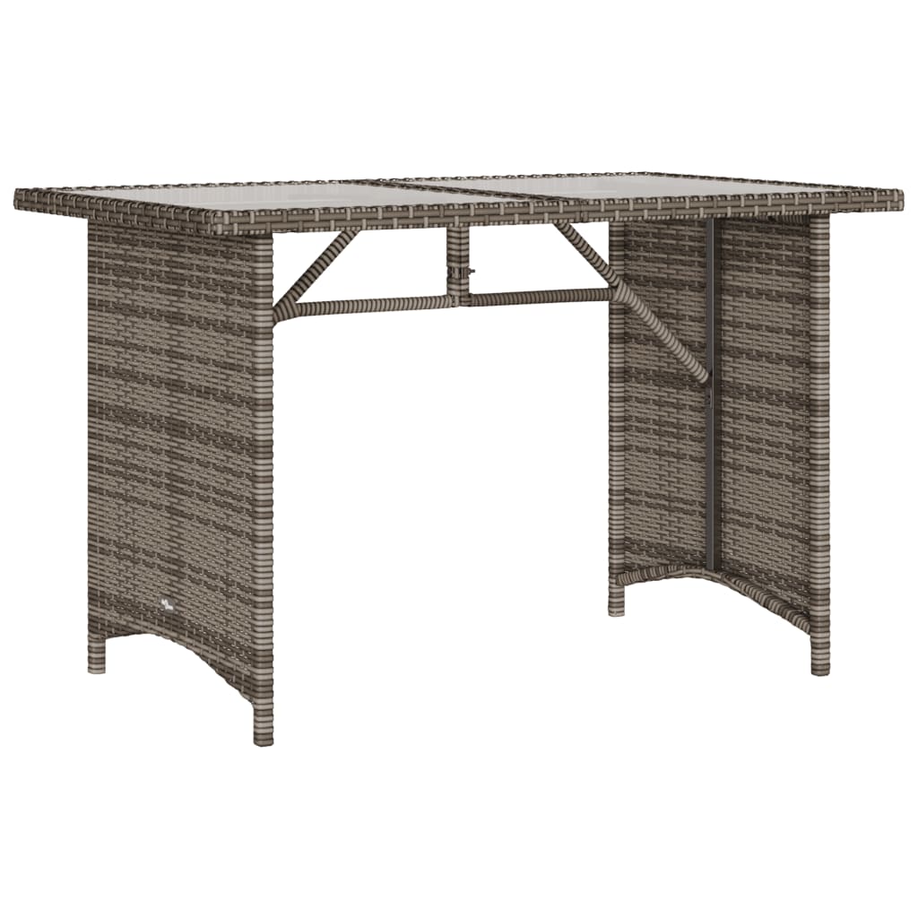 2-delige Tuinset met kussens poly rattan grijs Tuinsets | Creëer jouw Trendy Thuis | Gratis bezorgd & Retour | Trendy.nl