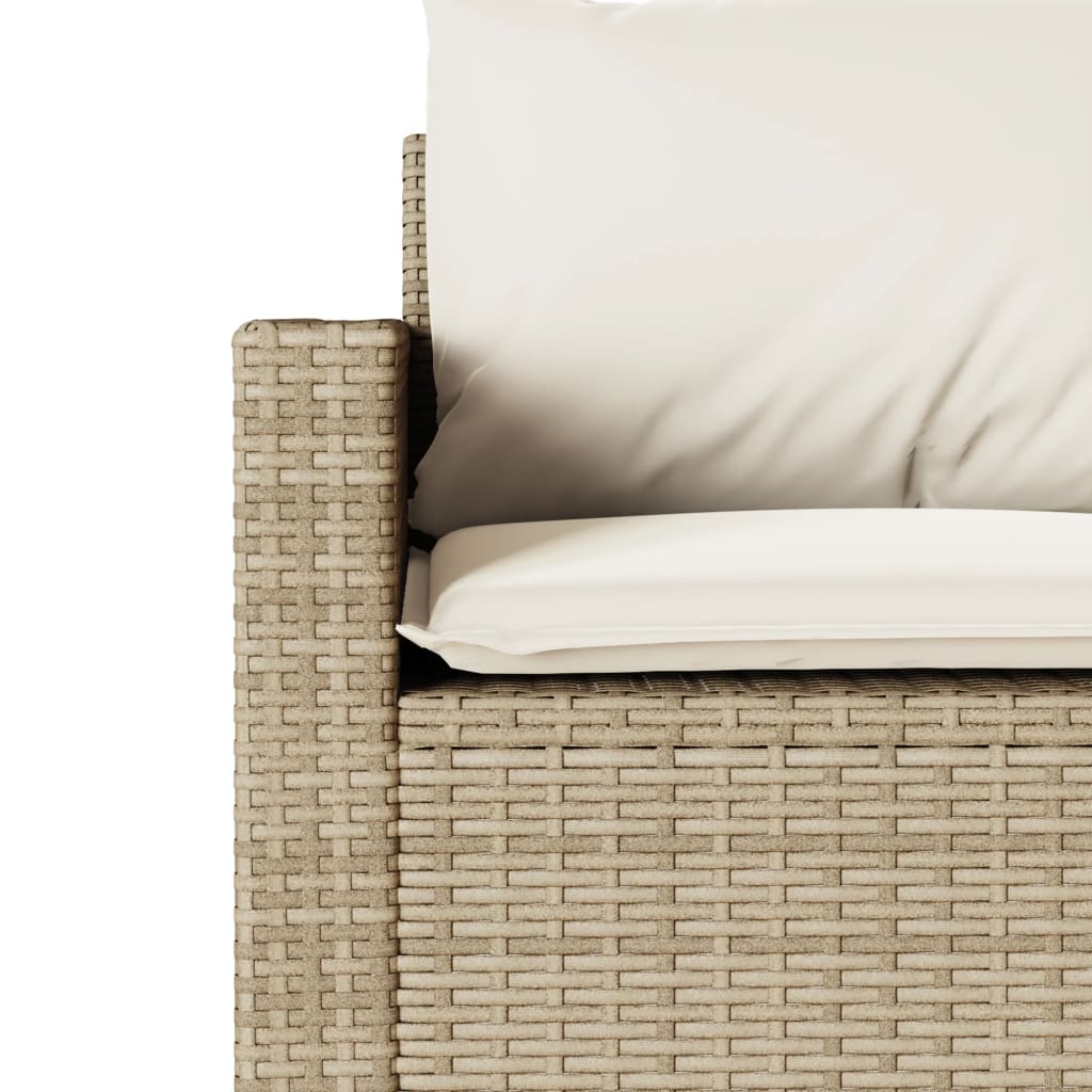 2-delige Tuinset met kussens poly rattan beige Tuinsets | Creëer jouw Trendy Thuis | Gratis bezorgd & Retour | Trendy.nl