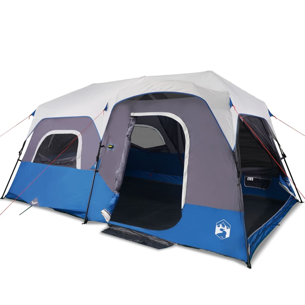 Tent 9-persoons waterdicht met LED lichtblauw Tenten | Creëer jouw Trendy Thuis | Gratis bezorgd & Retour | Trendy.nl