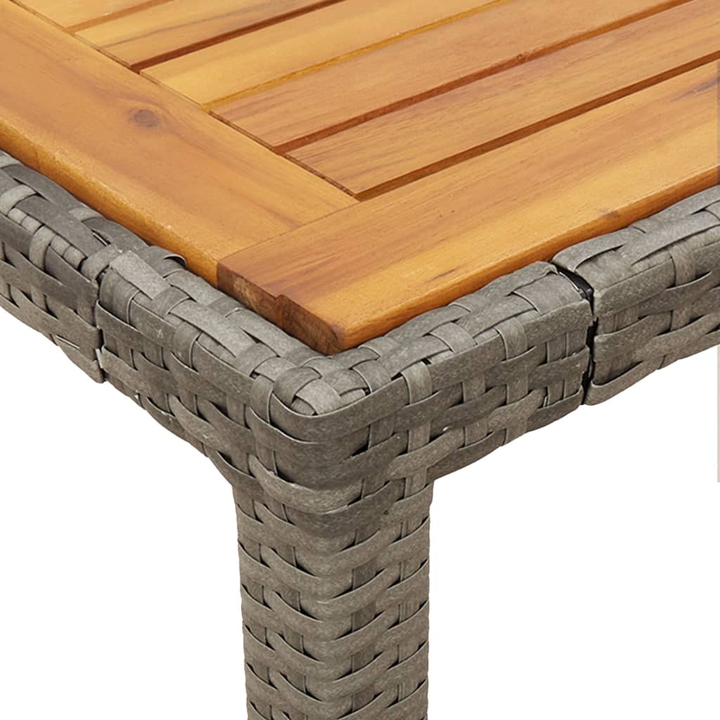 3-delige Tuinset met kussens poly rattan grijs Tuinsets | Creëer jouw Trendy Thuis | Gratis bezorgd & Retour | Trendy.nl