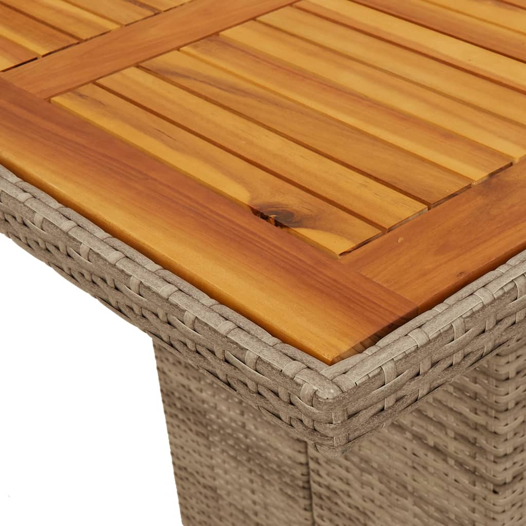 9-delige Tuinset met kussens poly rattan beige Tuinsets | Creëer jouw Trendy Thuis | Gratis bezorgd & Retour | Trendy.nl