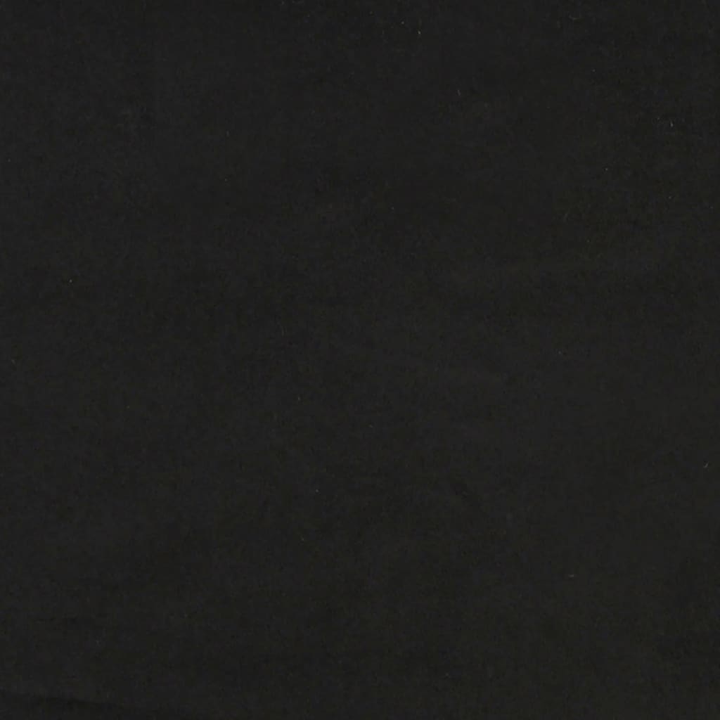 Bedframe met hoofdeinde fluweel zwart 90x190 cm