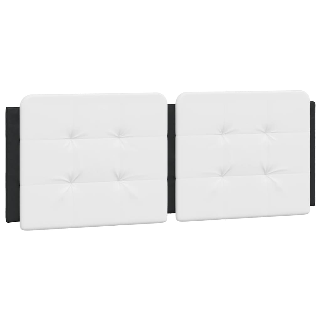 Bedframe met hoofdbord kunstleer zwart en wit 120x200 cm Bedden & bedframes | Creëer jouw Trendy Thuis | Gratis bezorgd & Retour | Trendy.nl