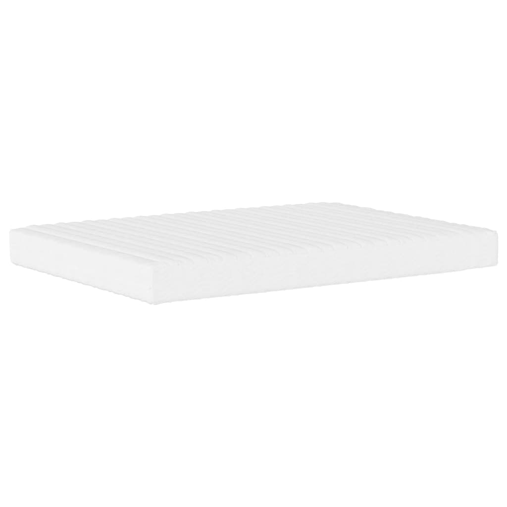 Bed met matras stof lichtgrijs 140x190 cm Bedden & bedframes | Creëer jouw Trendy Thuis | Gratis bezorgd & Retour | Trendy.nl