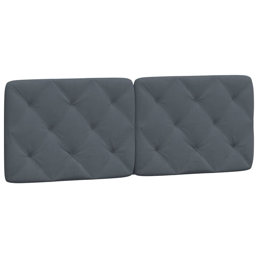 Bed met matras fluweel donkergrijs 120x200 cm Bedden & bedframes | Creëer jouw Trendy Thuis | Gratis bezorgd & Retour | Trendy.nl