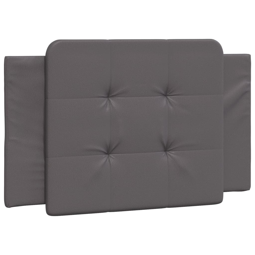 Bed met matras kunstleer grijs 90x190 cm Bedden & bedframes | Creëer jouw Trendy Thuis | Gratis bezorgd & Retour | Trendy.nl