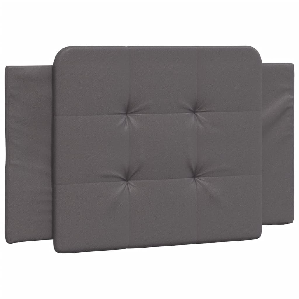 Bed met matras kunstleer grijs 90x200 cm Bedden & bedframes | Creëer jouw Trendy Thuis | Gratis bezorgd & Retour | Trendy.nl