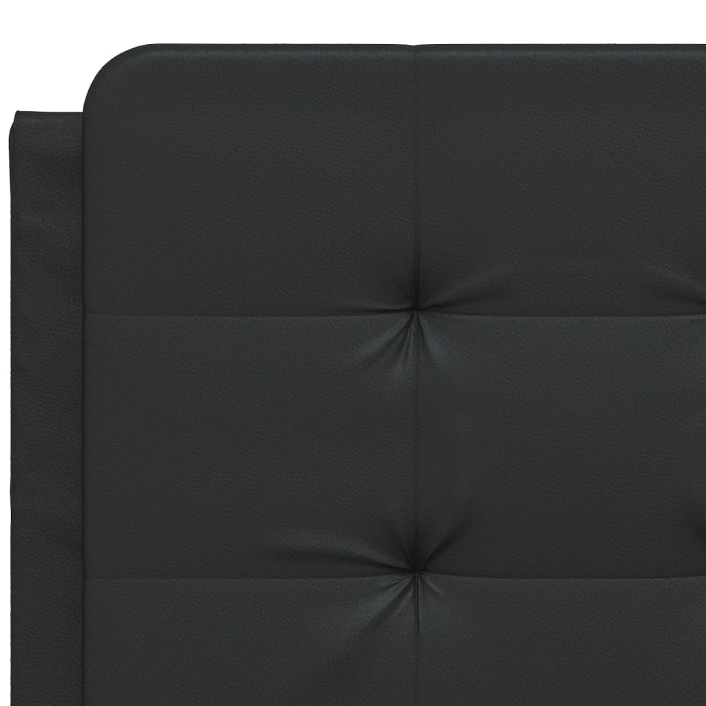 Bed met matras kunstleer zwart 140x190 cm Bedden & bedframes | Creëer jouw Trendy Thuis | Gratis bezorgd & Retour | Trendy.nl