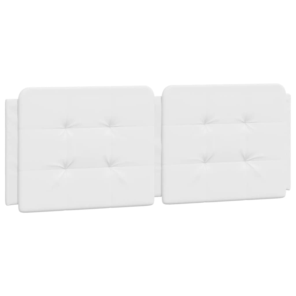 Bed met matras kunstleer wit 140x190 cm Bedden & bedframes | Creëer jouw Trendy Thuis | Gratis bezorgd & Retour | Trendy.nl