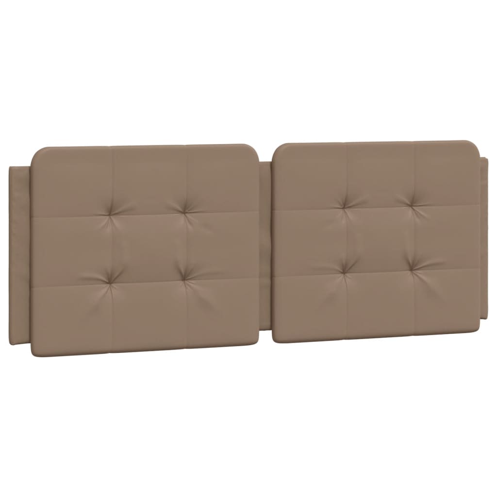 Bed met matras kunstleer cappuccinokleurig 140x190 cm Bedden & bedframes | Creëer jouw Trendy Thuis | Gratis bezorgd & Retour | Trendy.nl