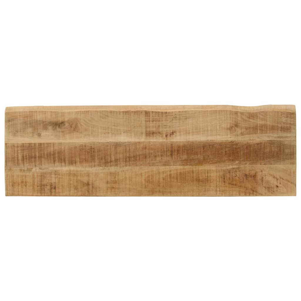 Bankje met natuurlijke rand 105 cm massief mangohout Bankjes | Creëer jouw Trendy Thuis | Gratis bezorgd & Retour | Trendy.nl