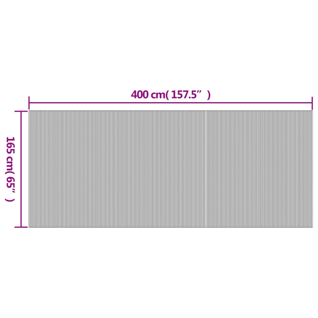 Kamerscherm 165x400 cm bamboe grijs Kamerschermen | Creëer jouw Trendy Thuis | Gratis bezorgd & Retour | Trendy.nl