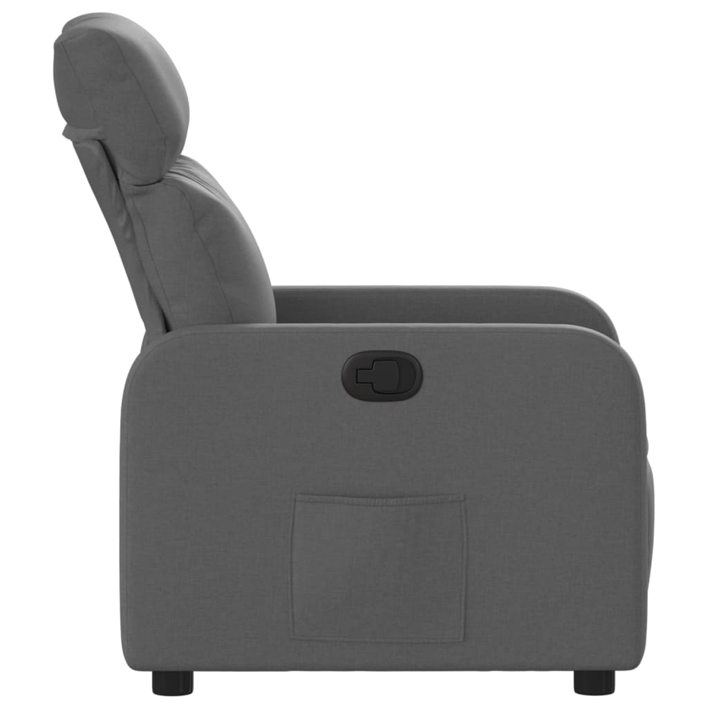 Fauteuil verstelbaar stof donkergrijs Fauteuils & Relaxfauteuils | Creëer jouw Trendy Thuis | Gratis bezorgd & Retour | Trendy.nl