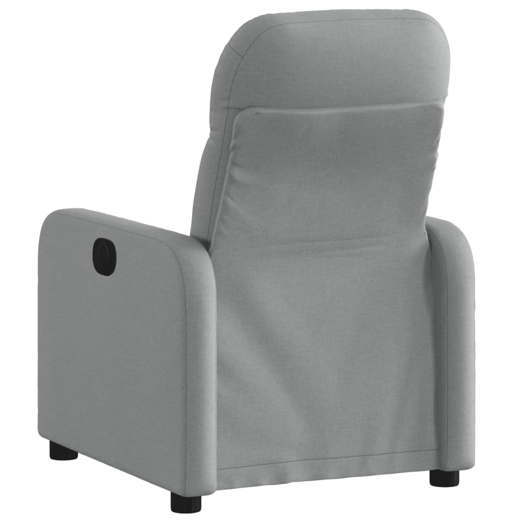 Fauteuil verstelbaar stof lichtgrijs Fauteuils & Relaxfauteuils | Creëer jouw Trendy Thuis | Gratis bezorgd & Retour | Trendy.nl