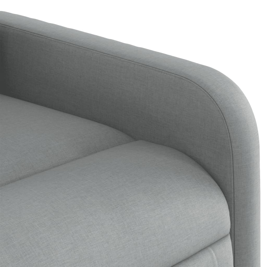 Fauteuil verstelbaar stof lichtgrijs Fauteuils & Relaxfauteuils | Creëer jouw Trendy Thuis | Gratis bezorgd & Retour | Trendy.nl