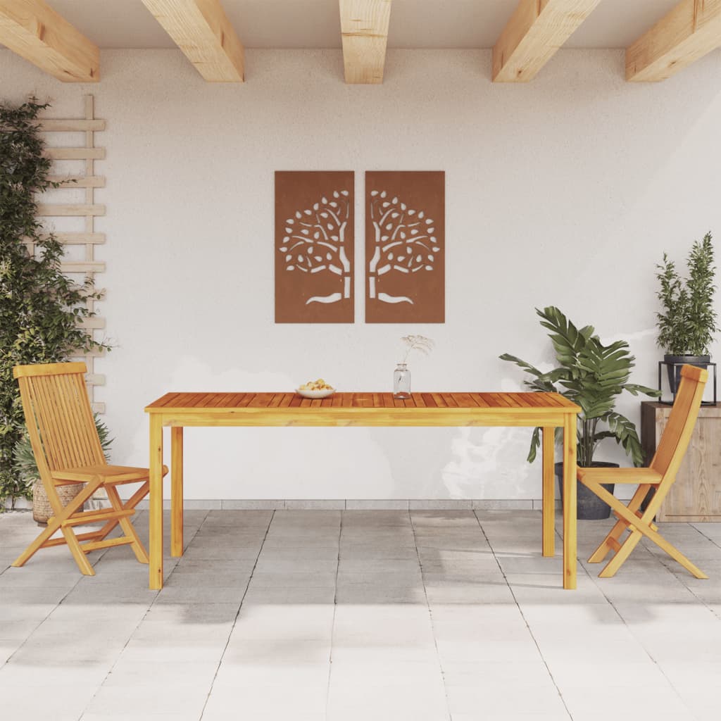 Tuintafel 180x90x75 cm massief acaciahout Tuintafels | Creëer jouw Trendy Thuis | Gratis bezorgd & Retour | Trendy.nl